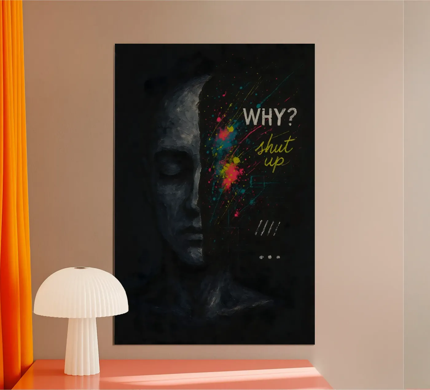 Internal Static Poster von Art.Piece