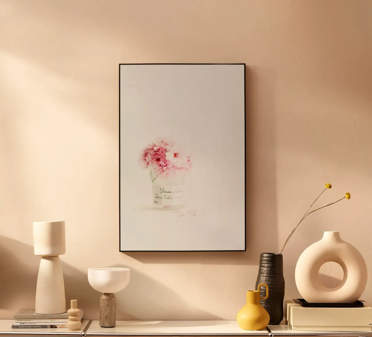 pink blossoms plexiglass da Ingrid Beddoes