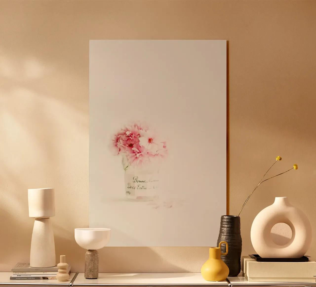 pink blossoms plexiglass da Ingrid Beddoes