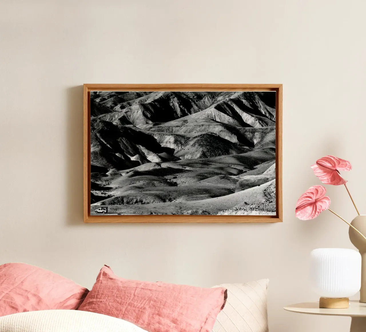 Driving across the Judean Desert canvas by Tal Paz-Fridman
