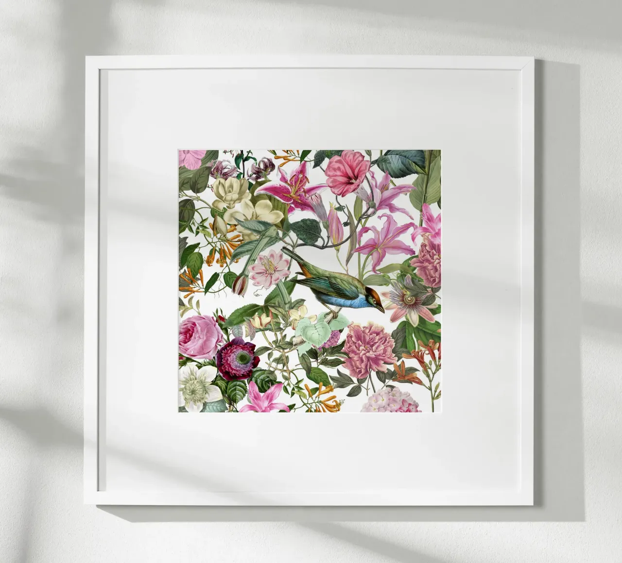 Pastel Garden Bird And Flowers Memory hahnemühle by Andrea Haase Vintage World