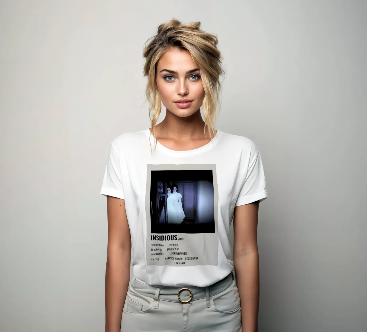 INSIDIOUS 2010 women's fitted t-shirt by MVFminimalist
