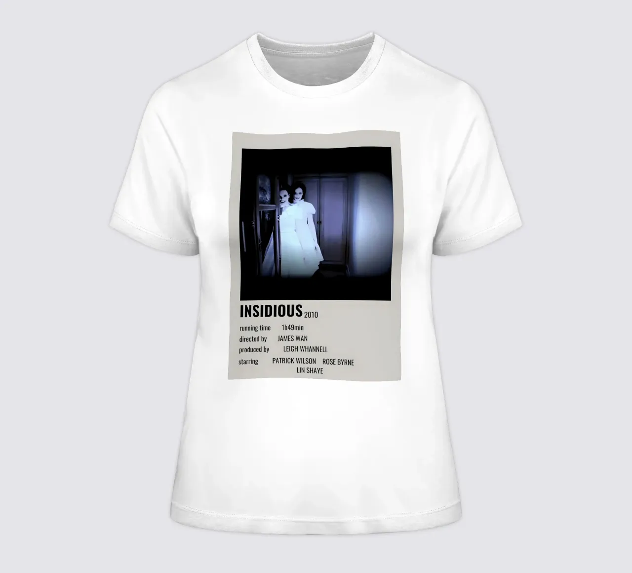 INSIDIOUS 2010 women's fitted t-shirt by MVFminimalist