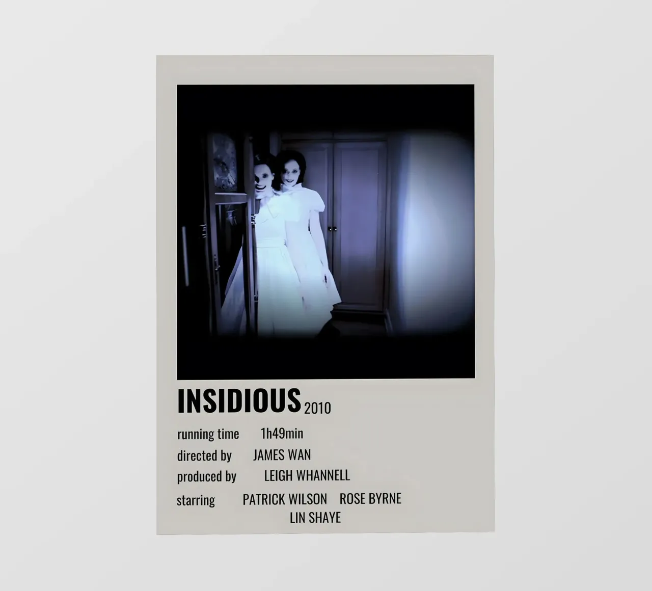 INSIDIOUS 2010 pellicola backlit da MVFminimalist