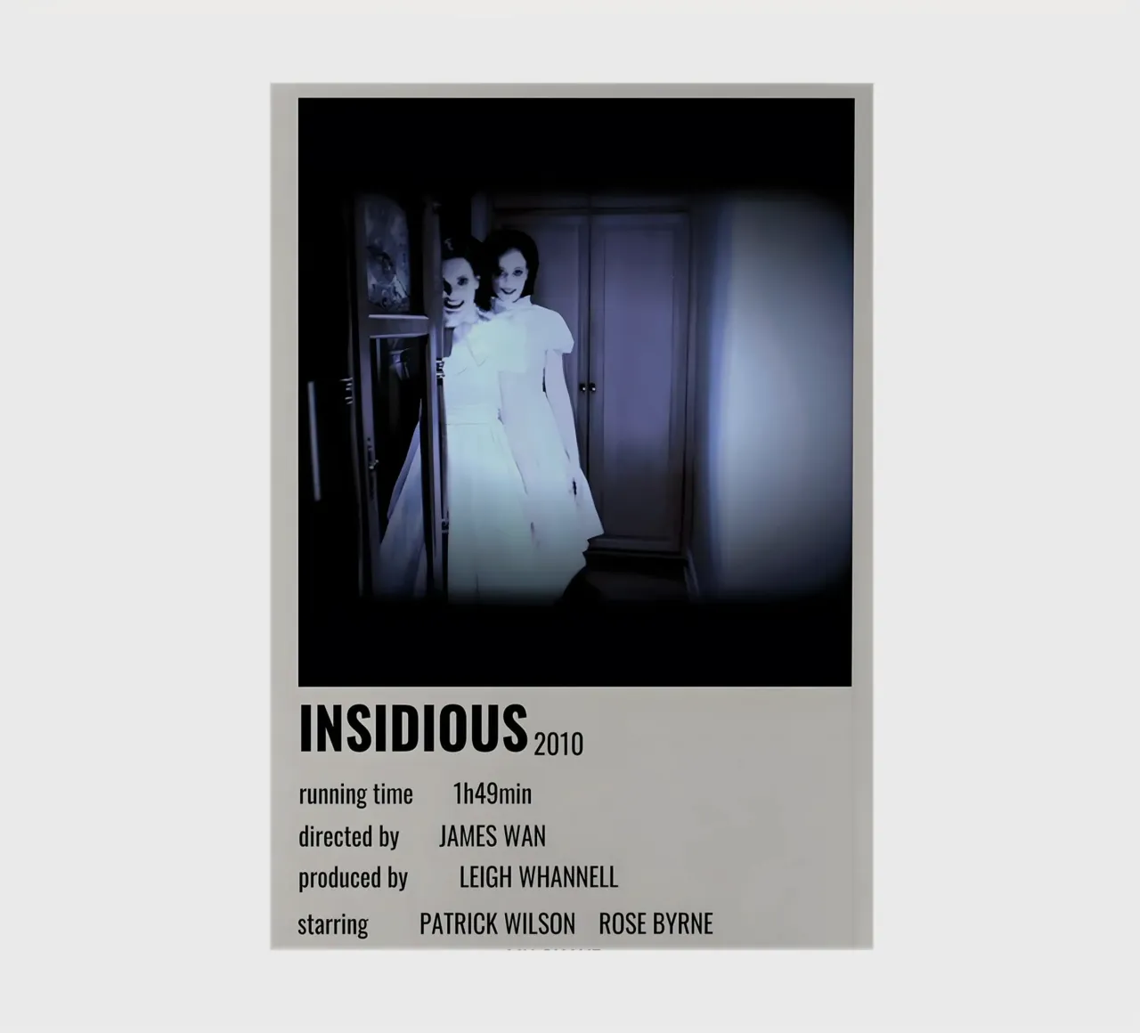 INSIDIOUS 2010 notebook by MVFminimalist