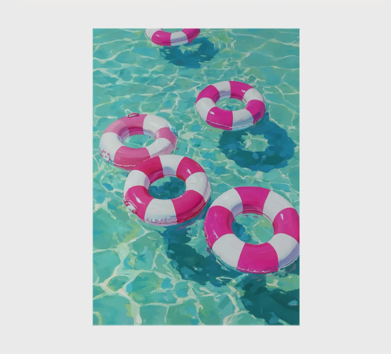 Cheerful floating tyres notebook by Carinaprint