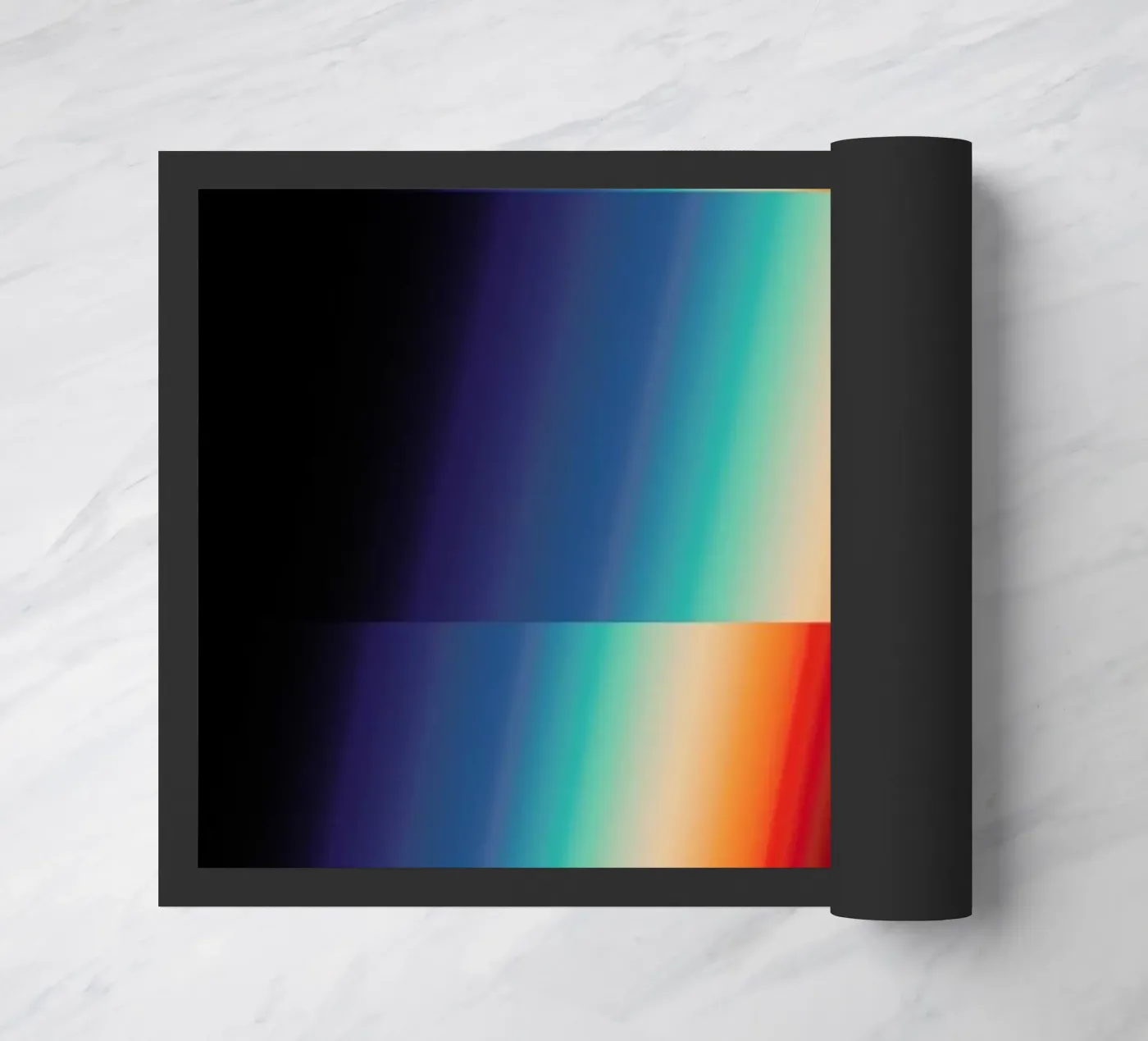 Retro Glitch doormat by Metron