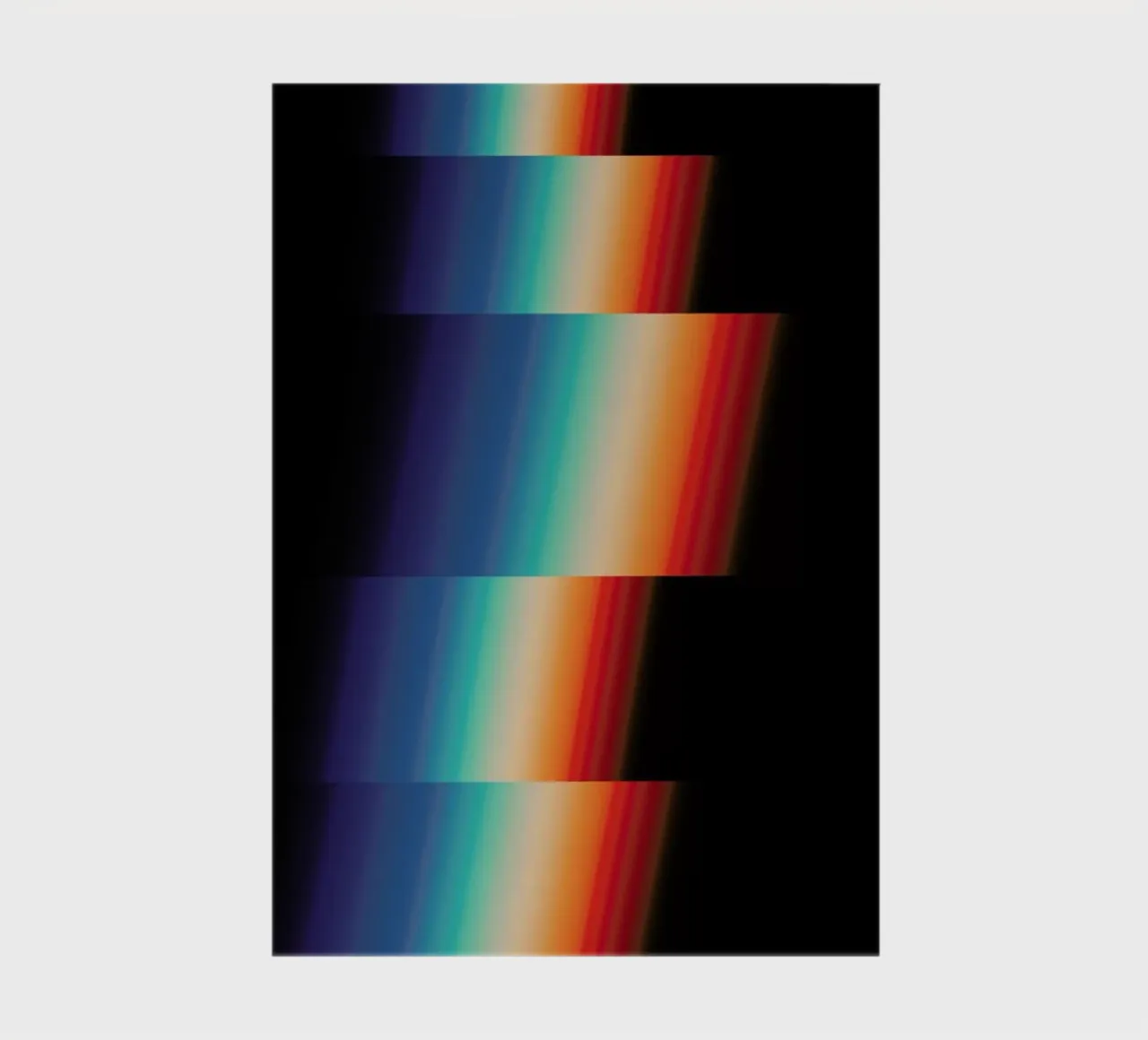 Retro Glitch notebook by Metron