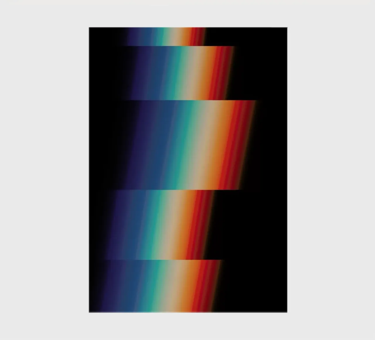 Retro Glitch notebook by Metron