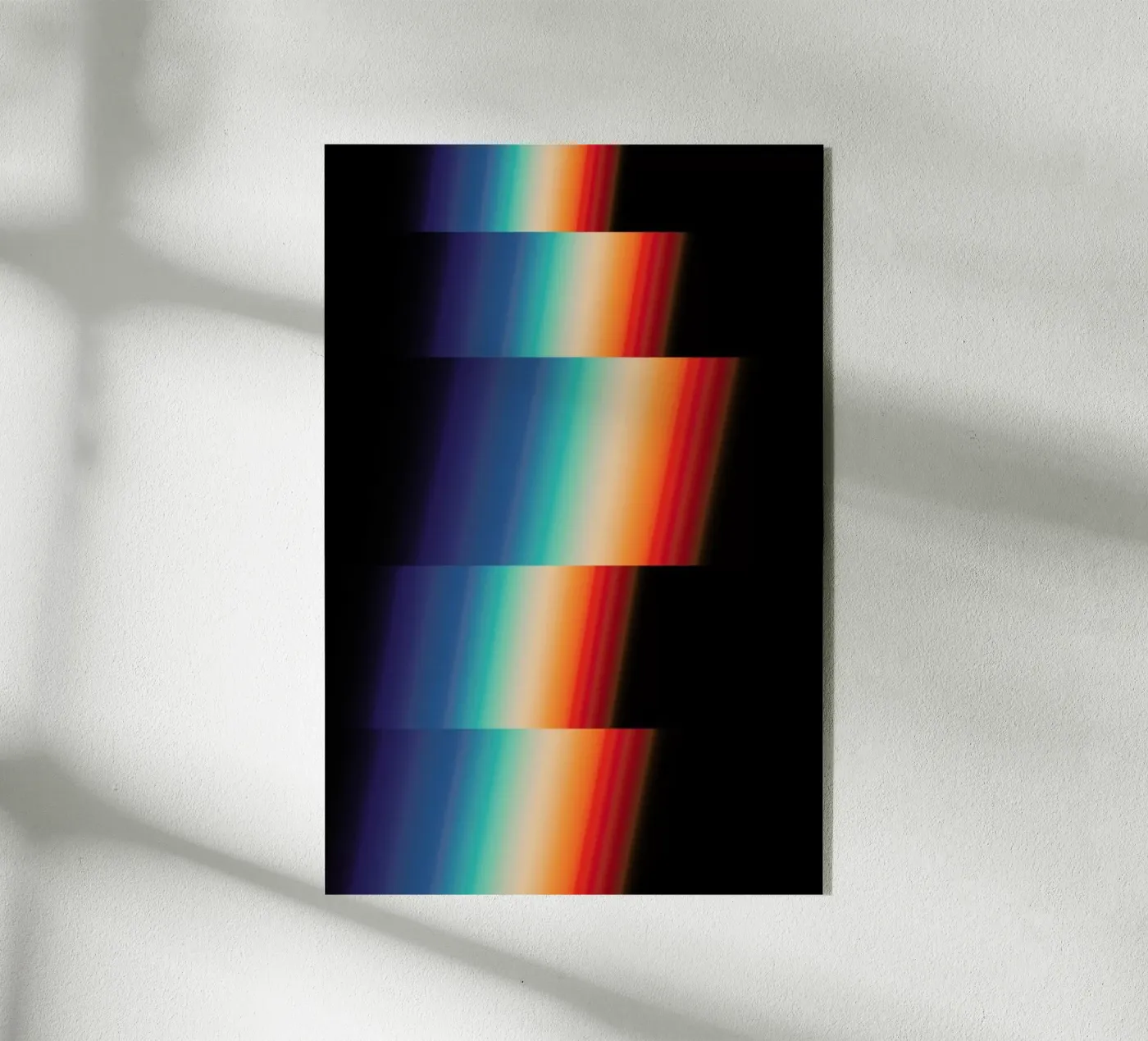 Retro Glitch acryl van Metron