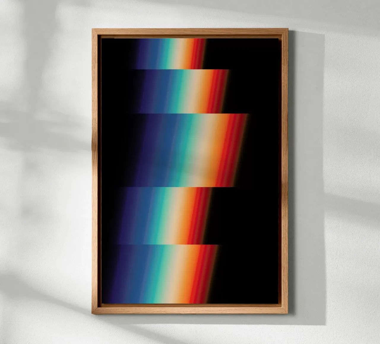 Retro storing canvas met Baklijst van Metron