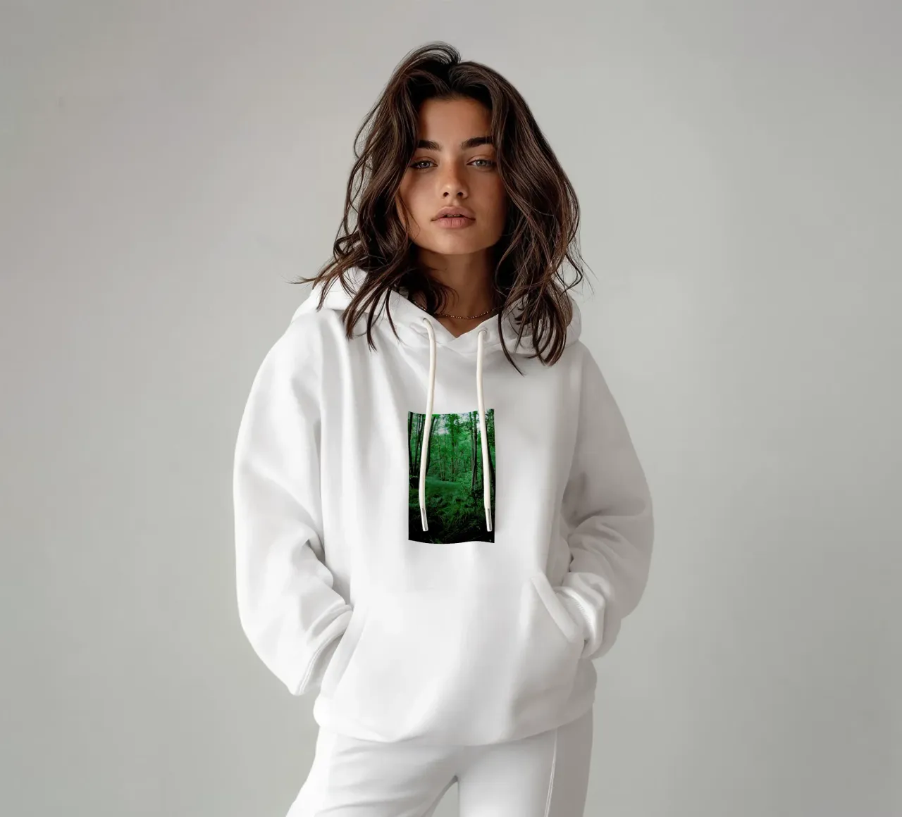 Green Nature hoodie by Sebastian Hilgetag