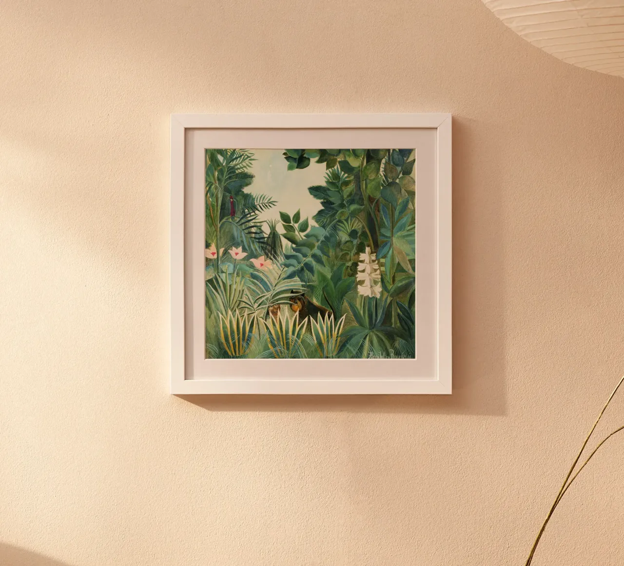 La giungla equatoriale di Henri Rousseau (1909) carta hahnemühle da Art History
