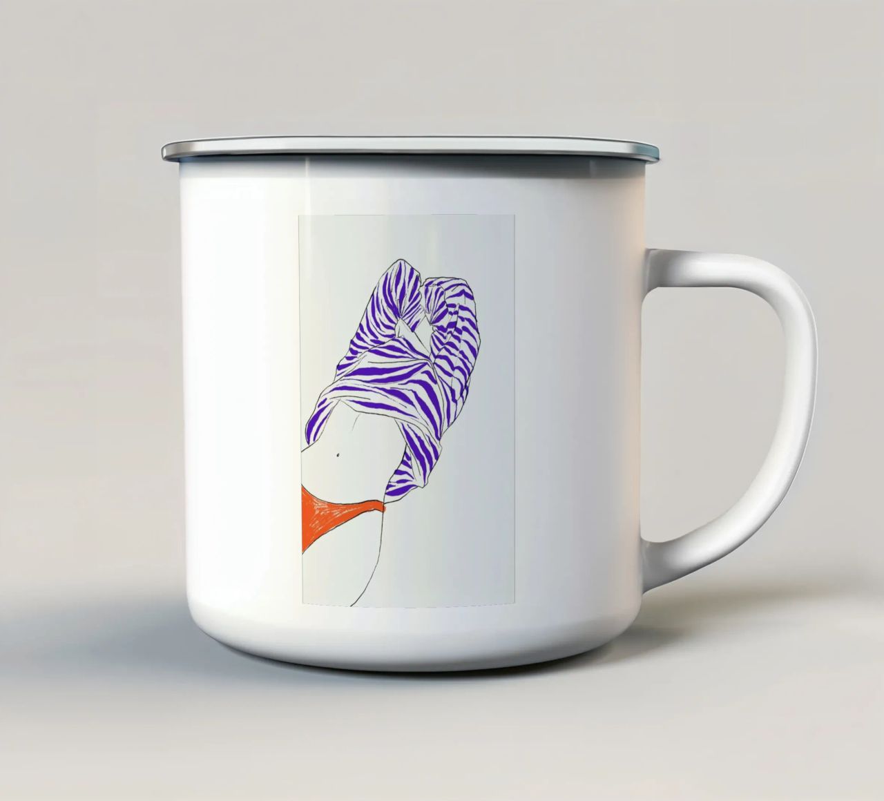 Lounging tazza in smalto da Graphite
