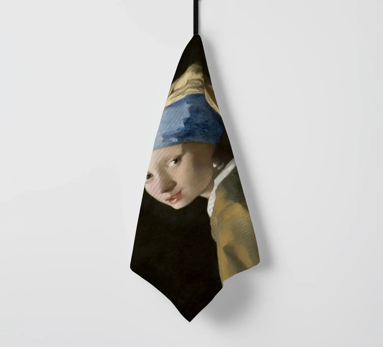 La Ragazza con l'orecchino di perla di Johannes Vermeer canovaccio da cucina da Art History