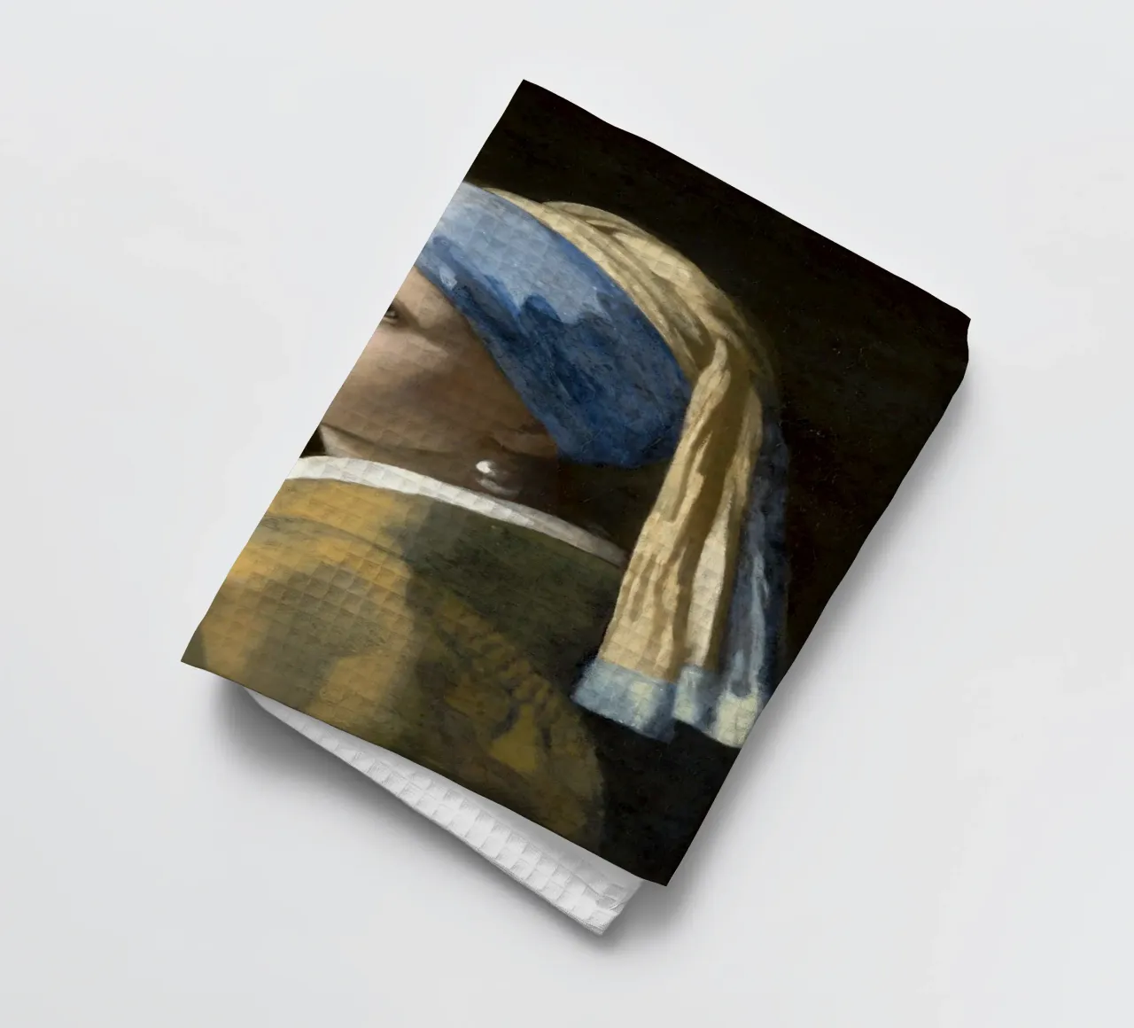 La Ragazza con l'orecchino di perla di Johannes Vermeer canovaccio da cucina da Art History