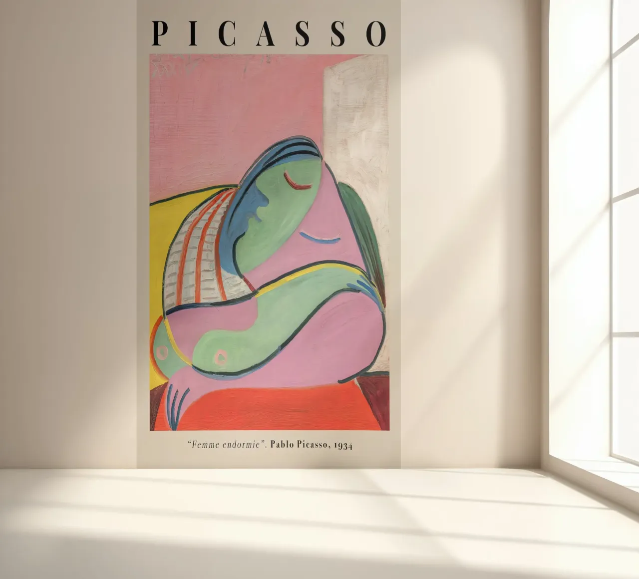 Picasso Femme Endormie Sleeping Woman 1934 photo wallpaper by Jam Poster