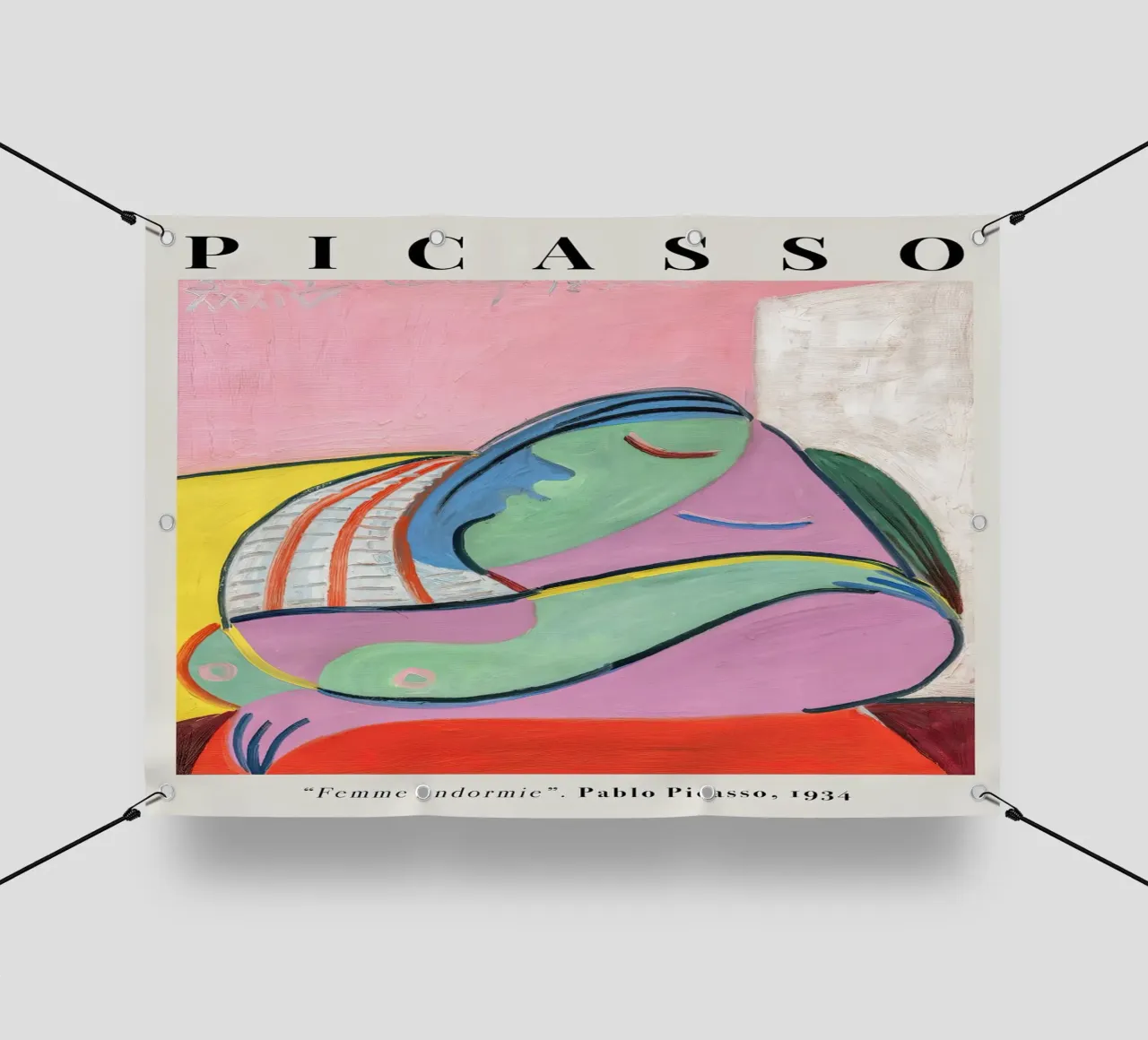 Picasso Femme Endormie Donna addormentata 1934 telo in pvc da Jam Poster