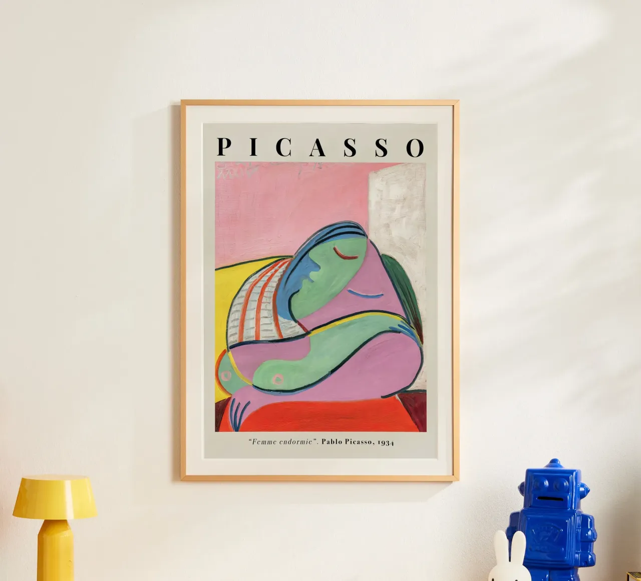 Picasso Femme Endormie Donna addormentata 1934 carta hahnemühle da Jam Poster