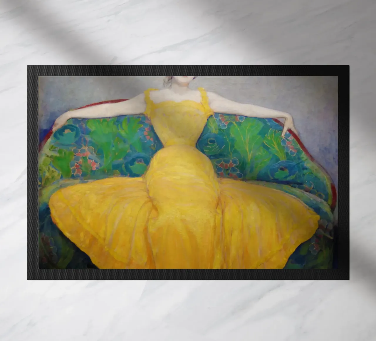 La signora in giallo zerbino da Venus Art