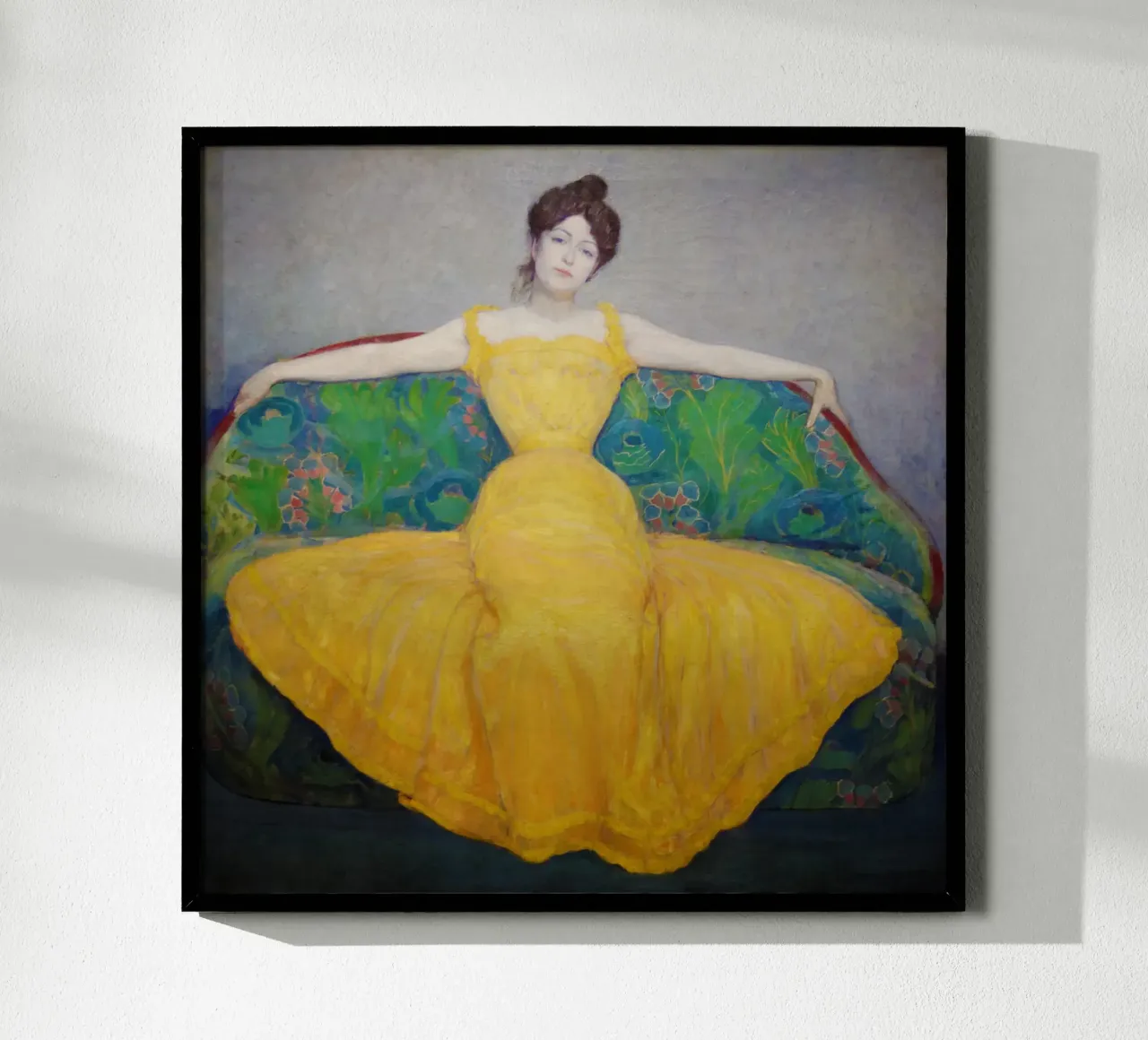 Dame en jaune hahnemühle de Venus Art