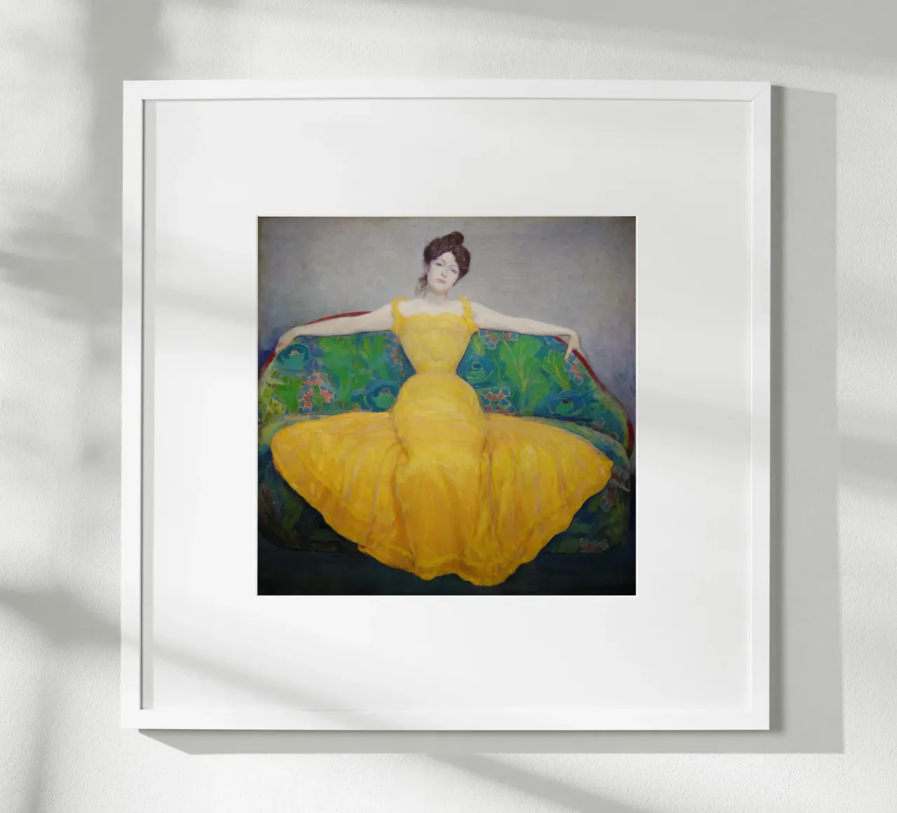 Dame en jaune hahnemühle de Venus Art