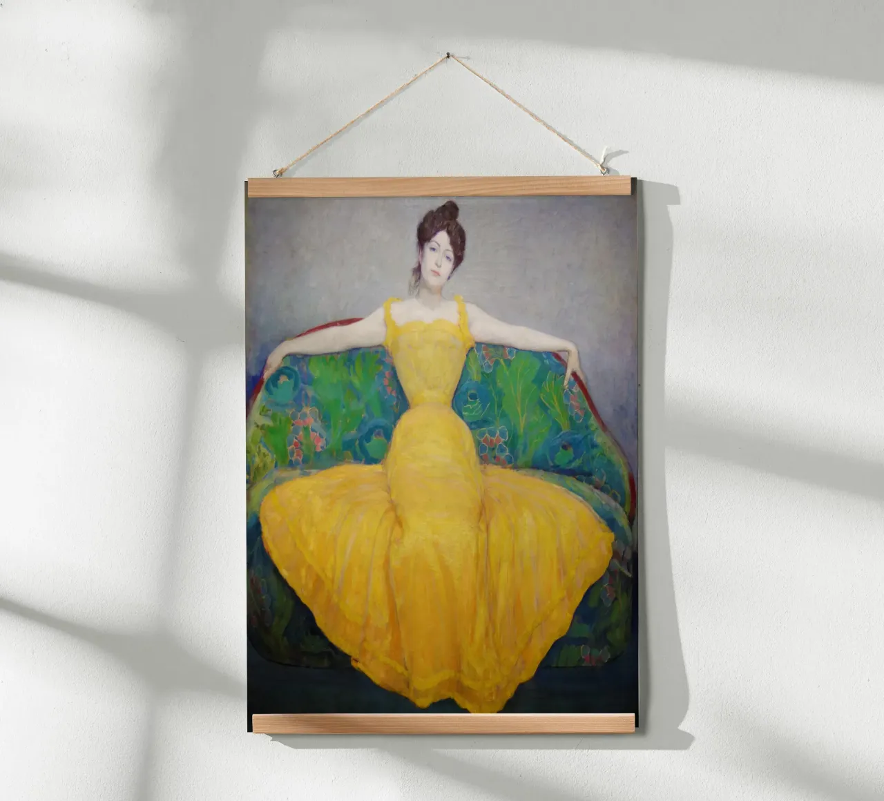 Dame en jaune hahnemühle de Venus Art