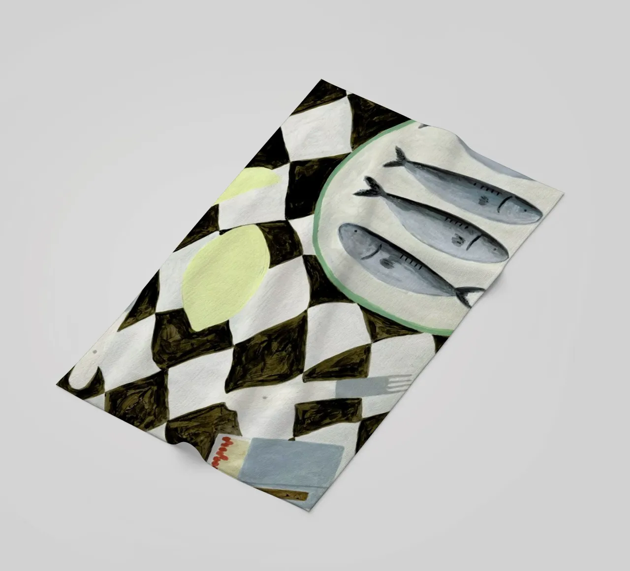 Table Cloth With Matches telo mare da Isabelle Vandeplassche