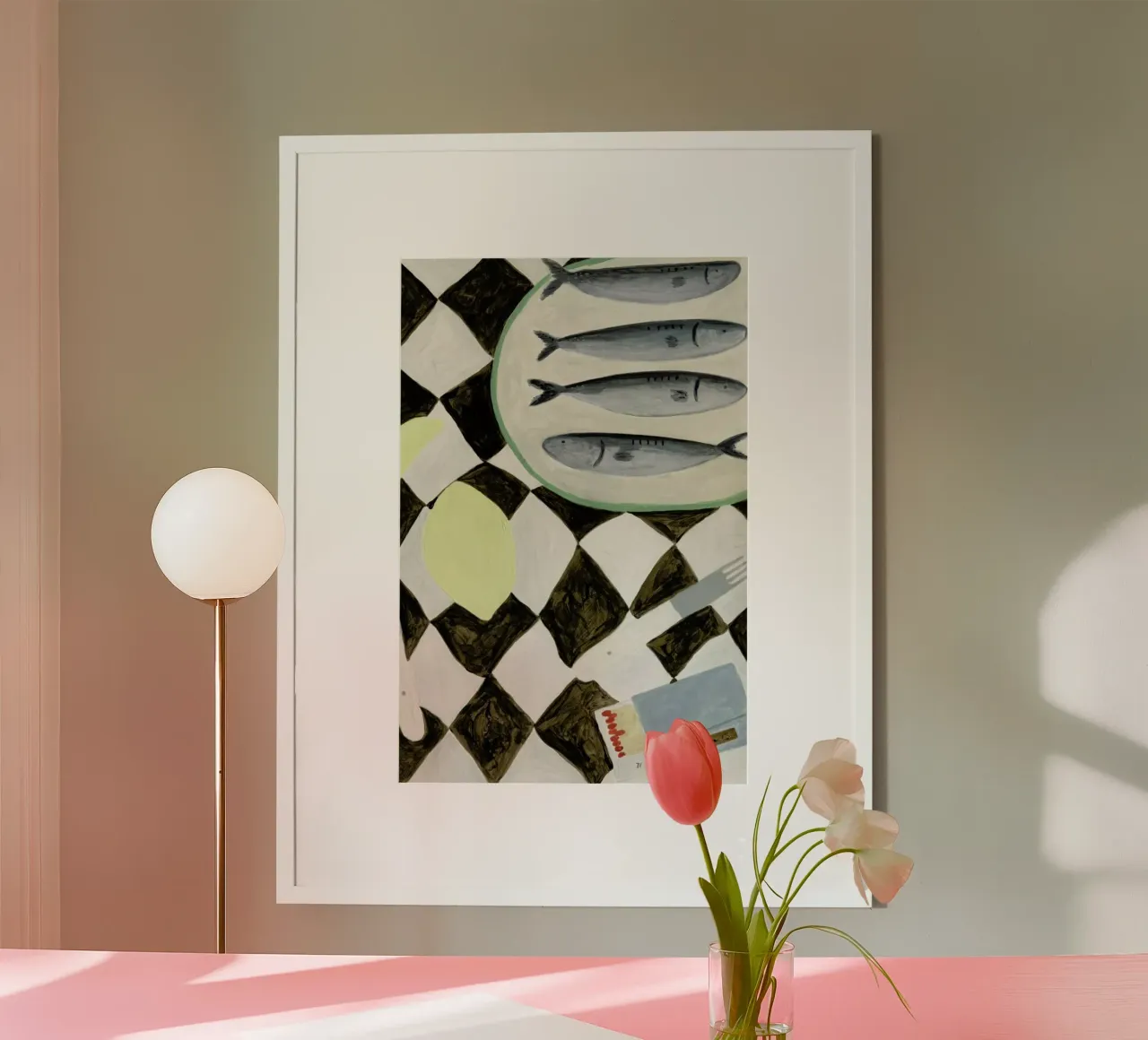 Table Cloth With Matches poster da Isabelle Vandeplassche
