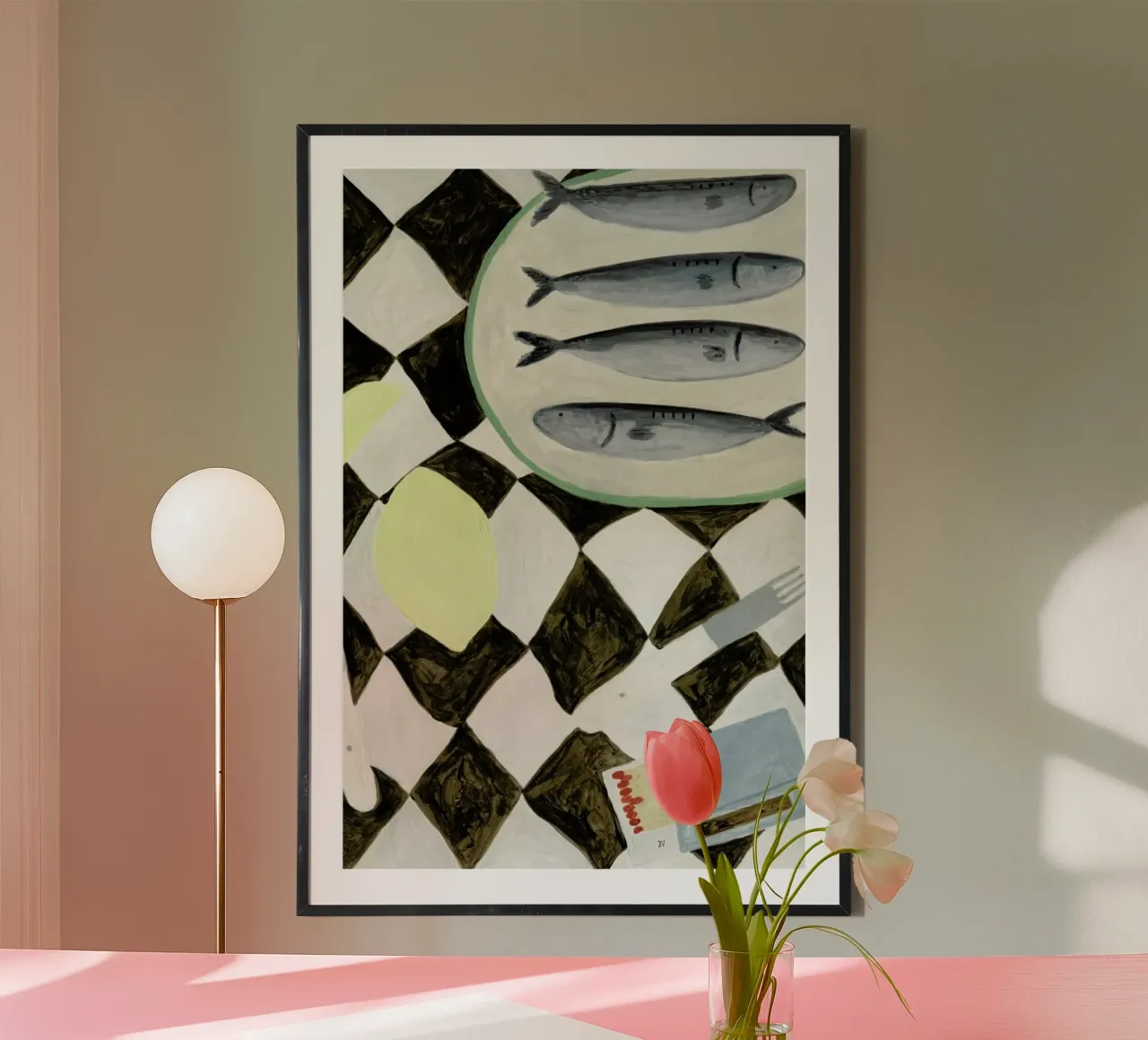 Table Cloth With Matches poster da Isabelle Vandeplassche