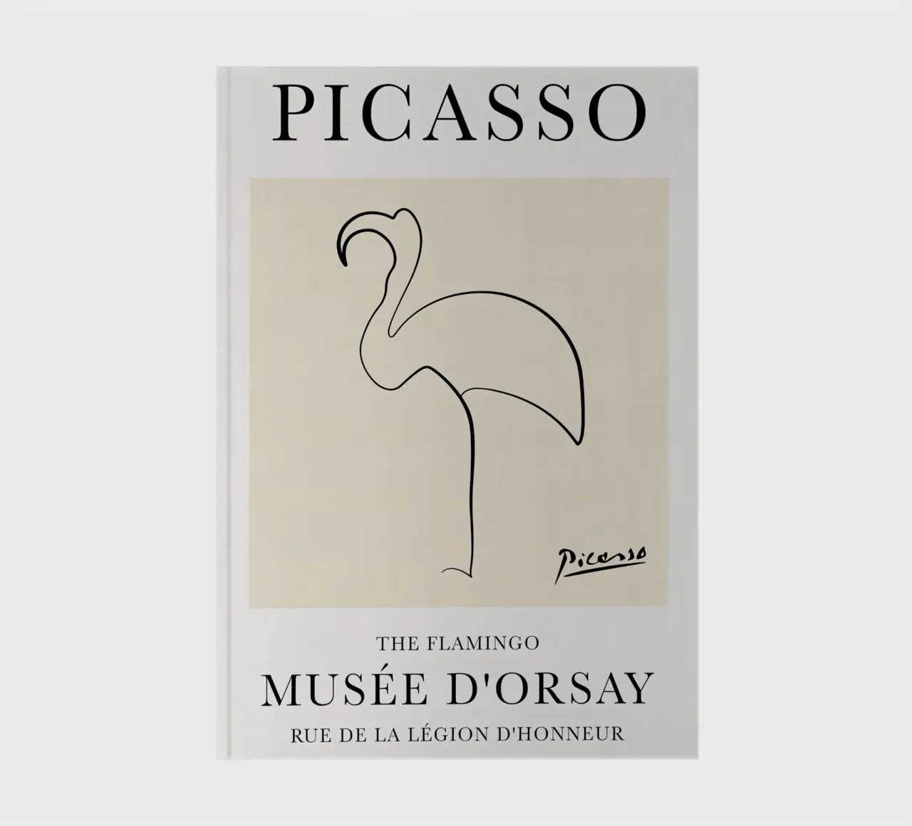 Picasso Flamingo notebook by Jam Poster