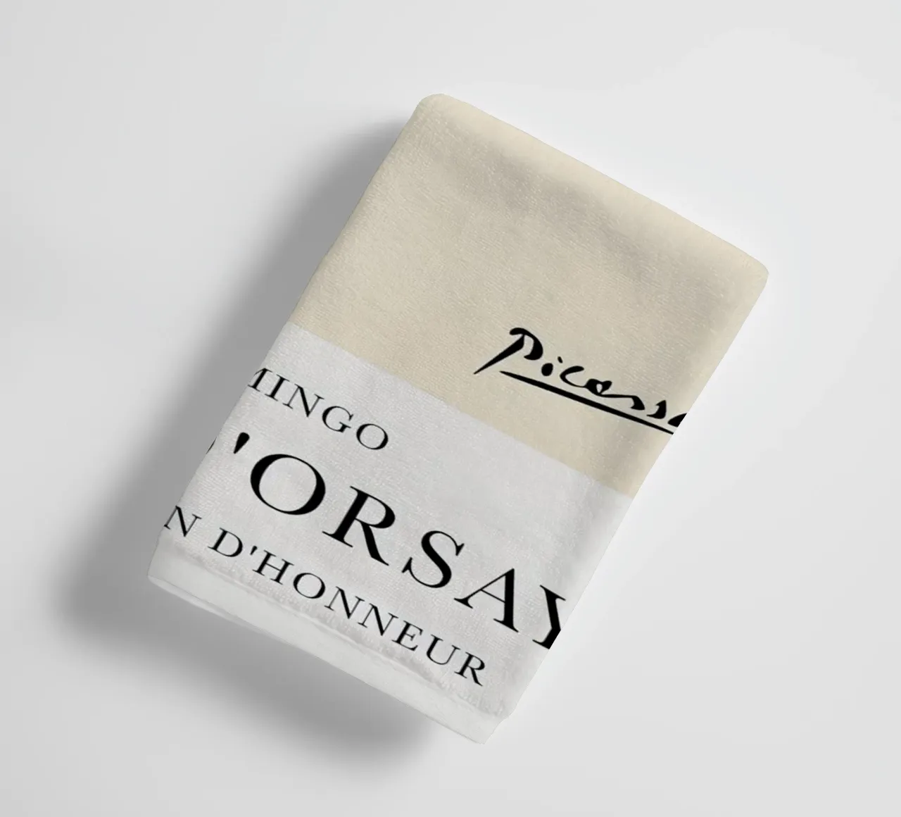 Fenicottero Picasso asciugamano da bagno da Jam Poster