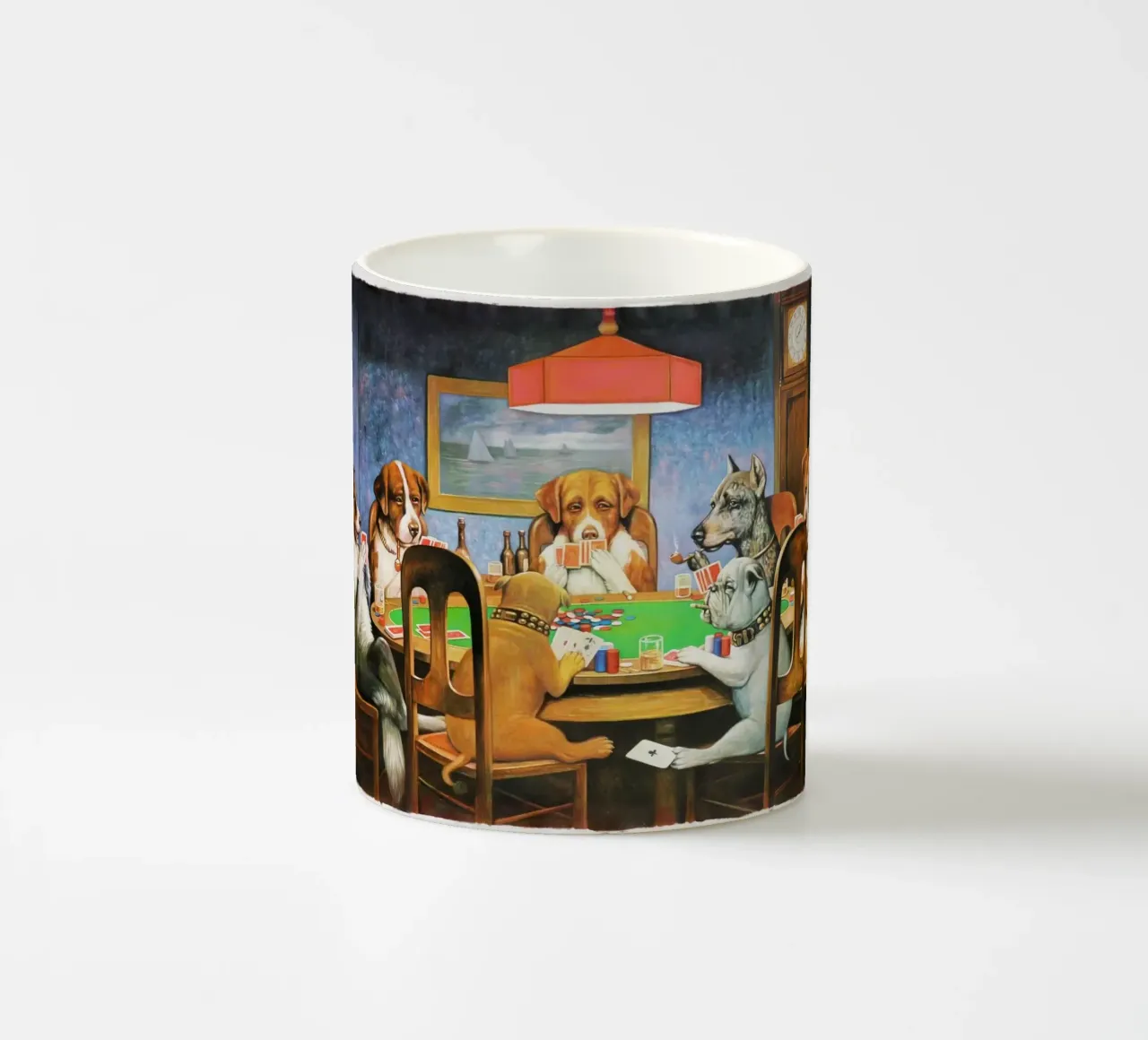 A Friend in Need (1903) by C.M. Coolidge ceramic mug by Venus Art