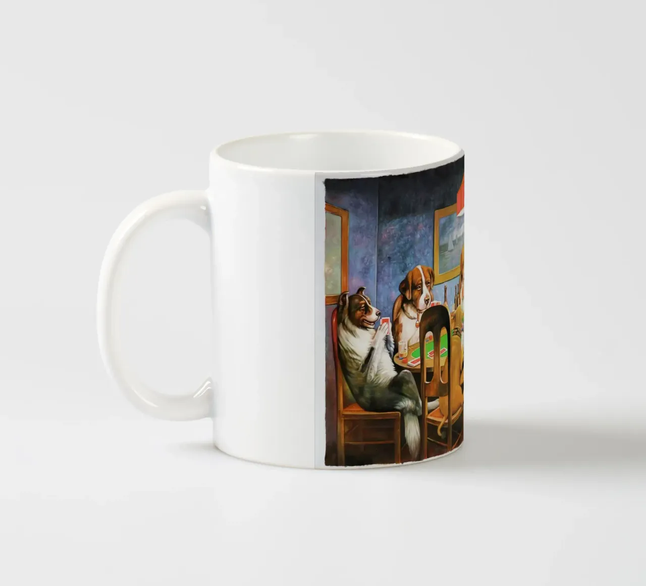 A Friend in Need (1903) by C.M. Coolidge ceramic mug by Venus Art
