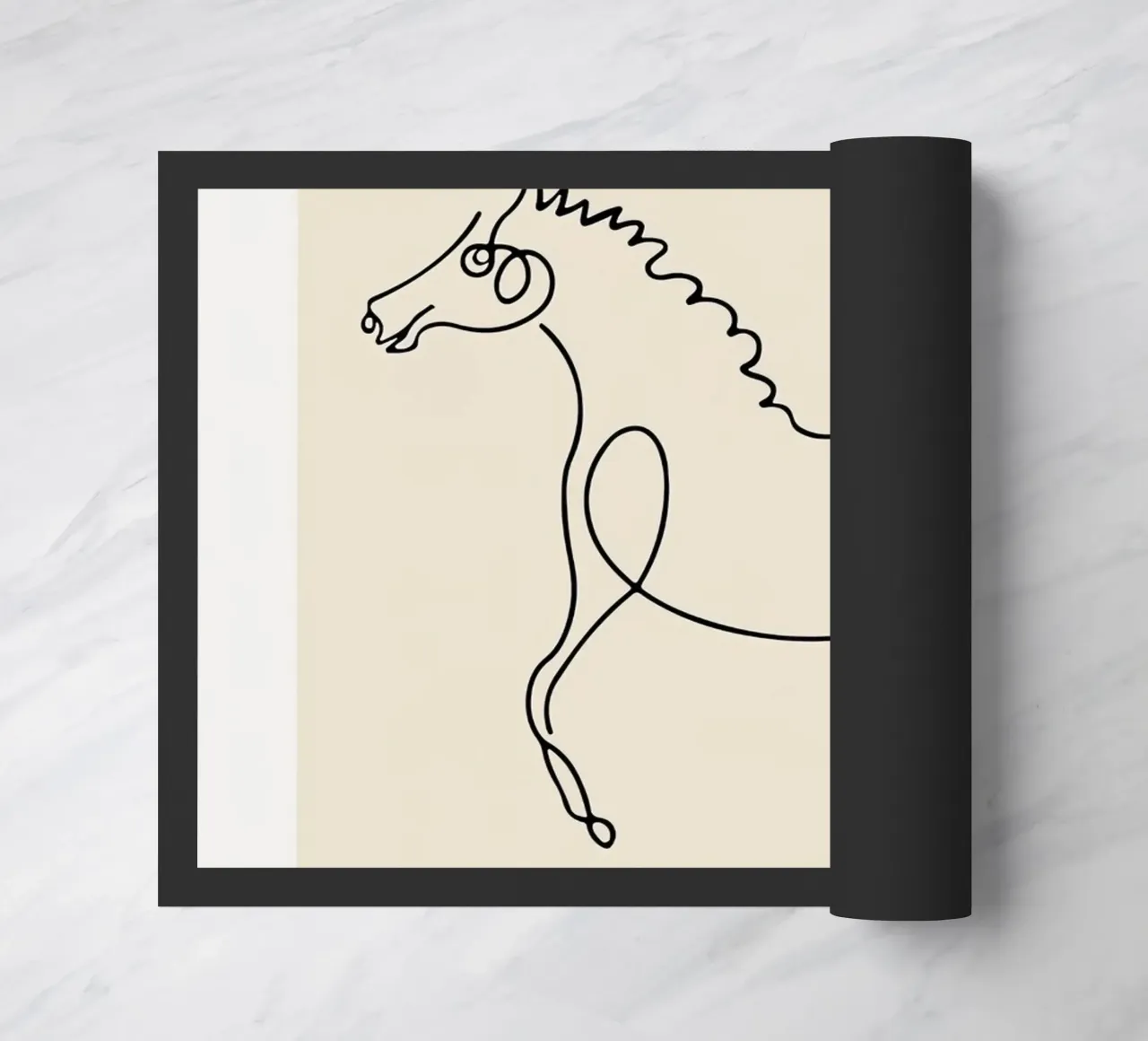 Cavallo Picasso zerbino da Jam Poster