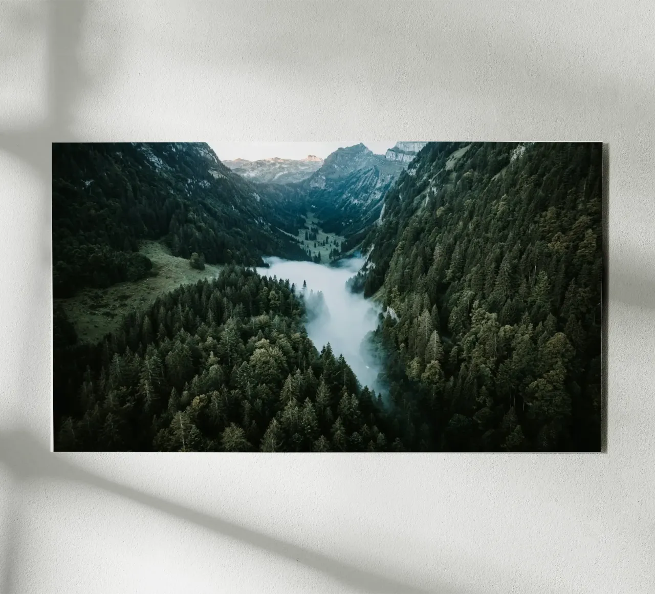 Where Fog Sleeps alluminio dibond da somewhere.soul.escape