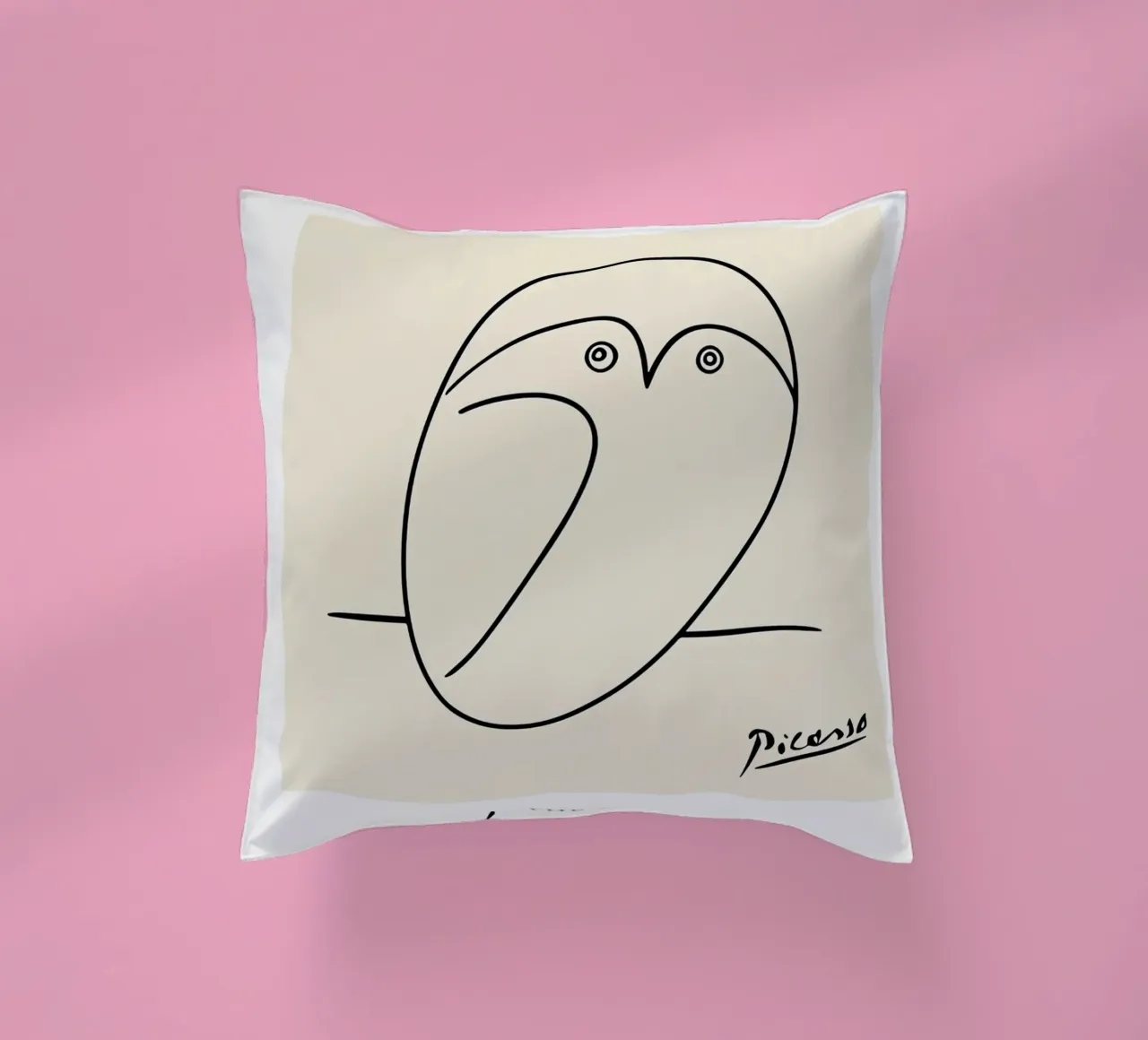 Gufo Picasso cuscino da Jam Poster