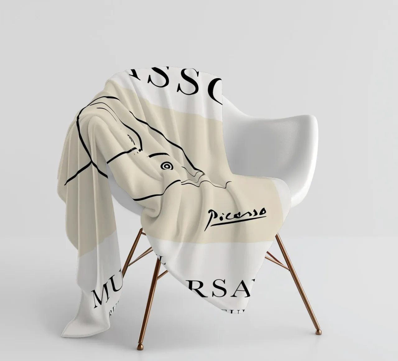 Gufo Picasso coperta in pile da Jam Poster