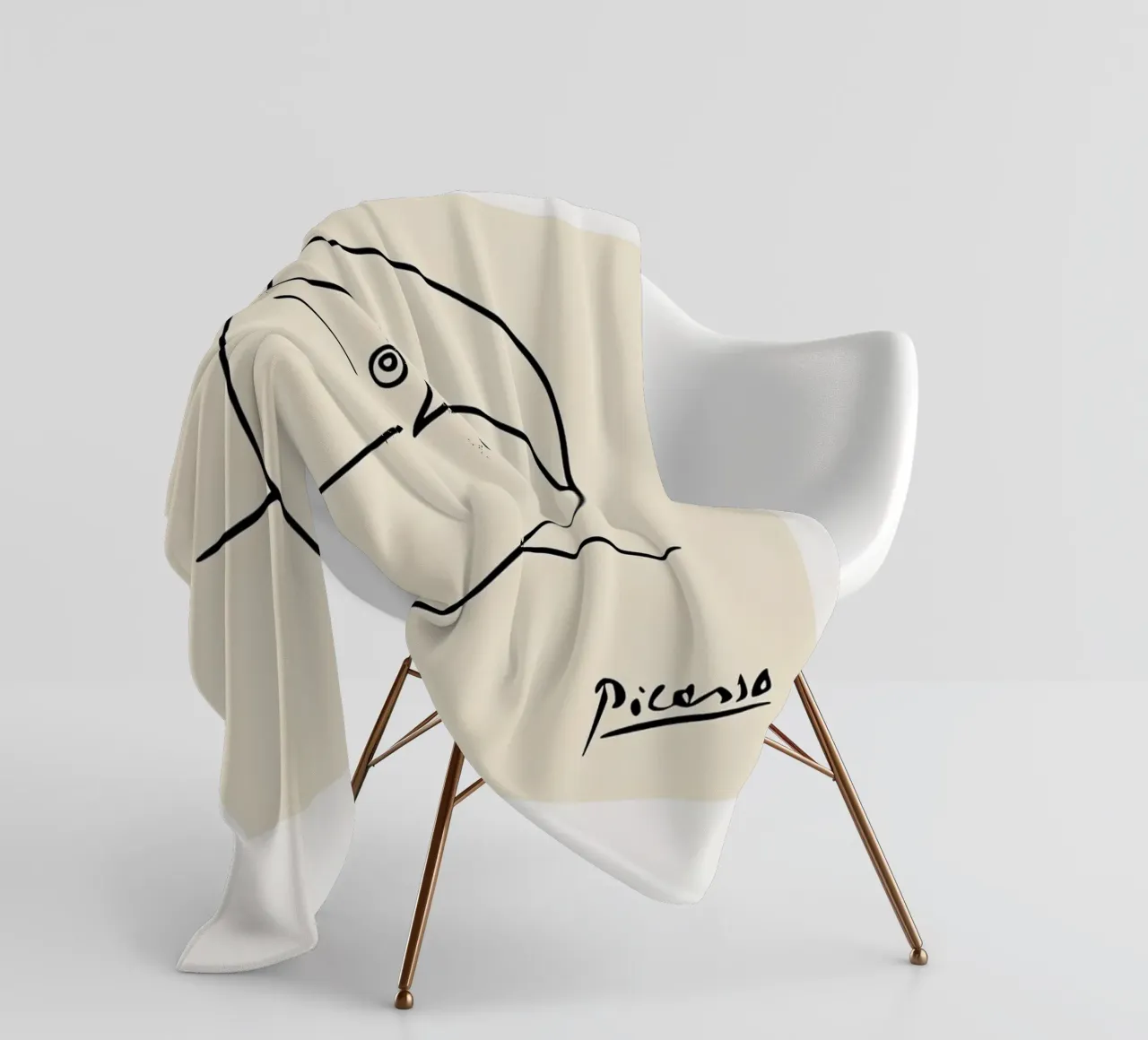 Gufo Picasso coperta in pile da Jam Poster