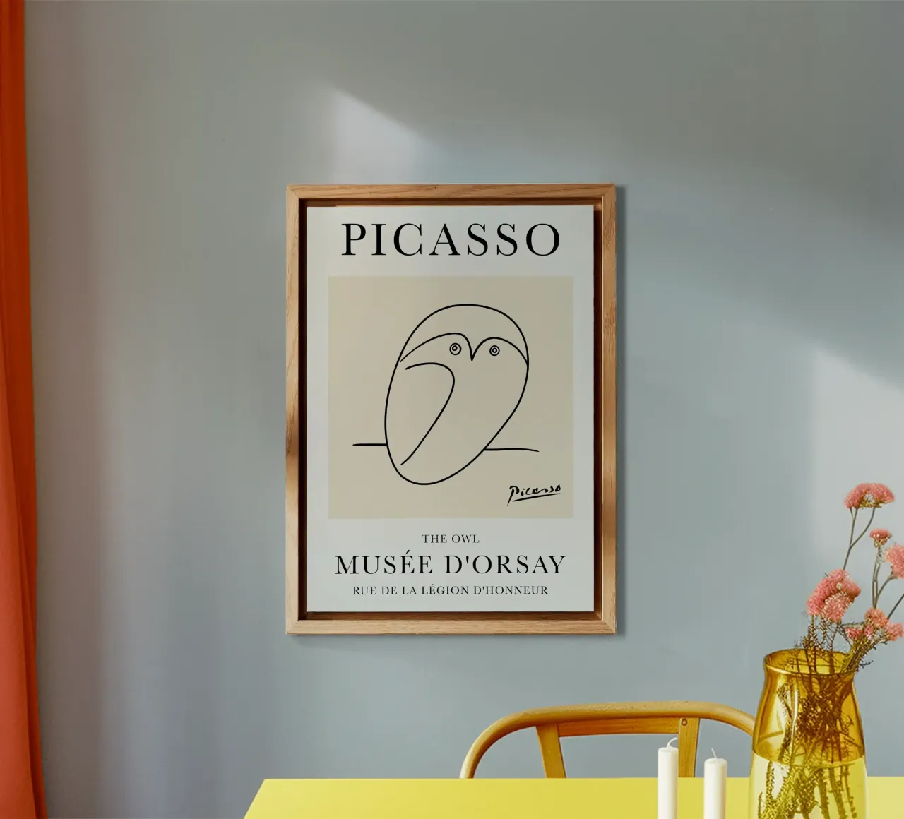 Gufo Picasso alluminio dibond da Jam Poster