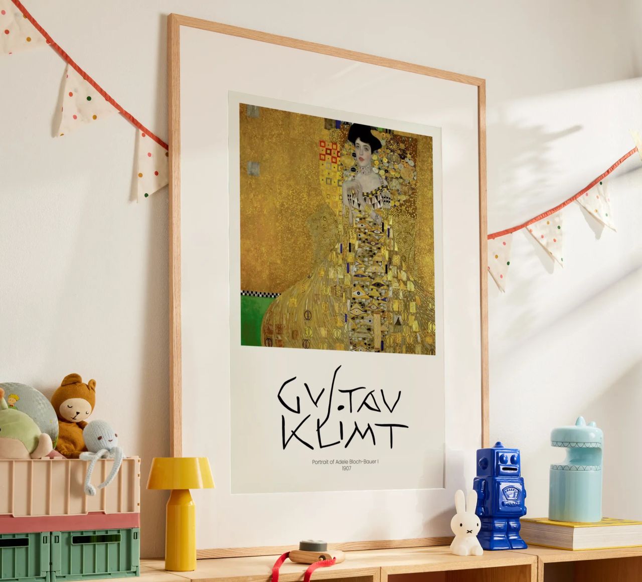 Klimt - Portrait Of Adele Bloch-Bauer I, 1907 Poster von Vintage by JUNIQE