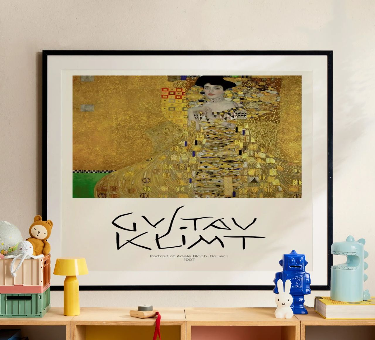 Klimt - Portrait Of Adele Bloch-Bauer I, 1907 Poster von Vintage by JUNIQE