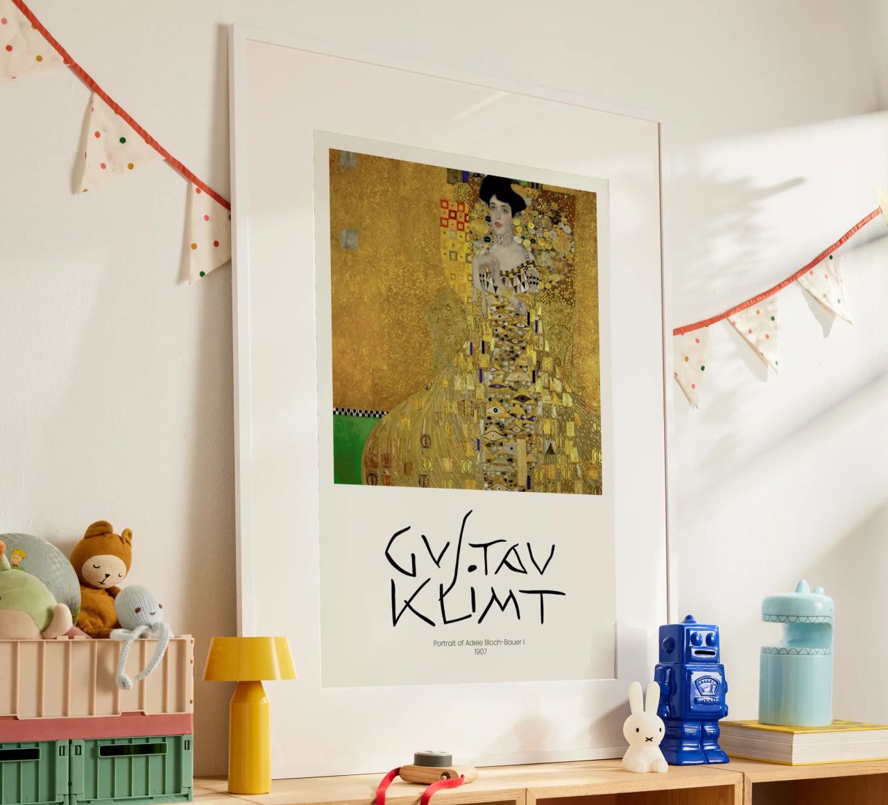 Klimt - Portrait Of Adele Bloch-Bauer I, 1907 Poster von Vintage by JUNIQE