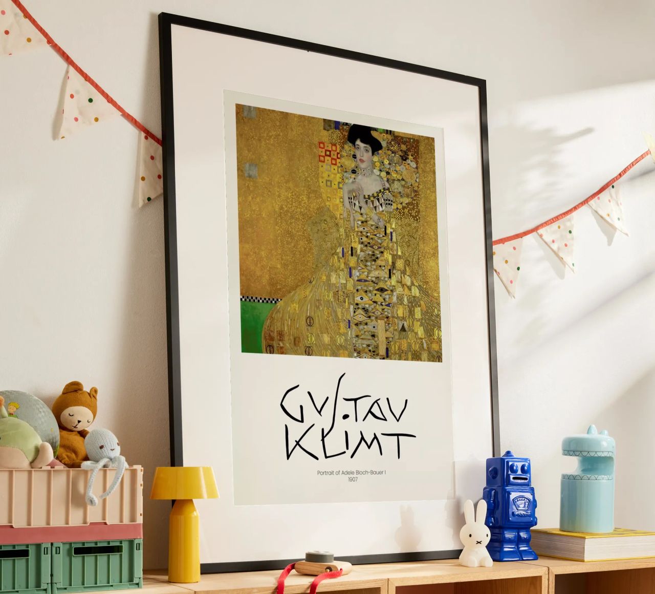 Klimt - Portrait Of Adele Bloch-Bauer I, 1907 Poster von Vintage by JUNIQE