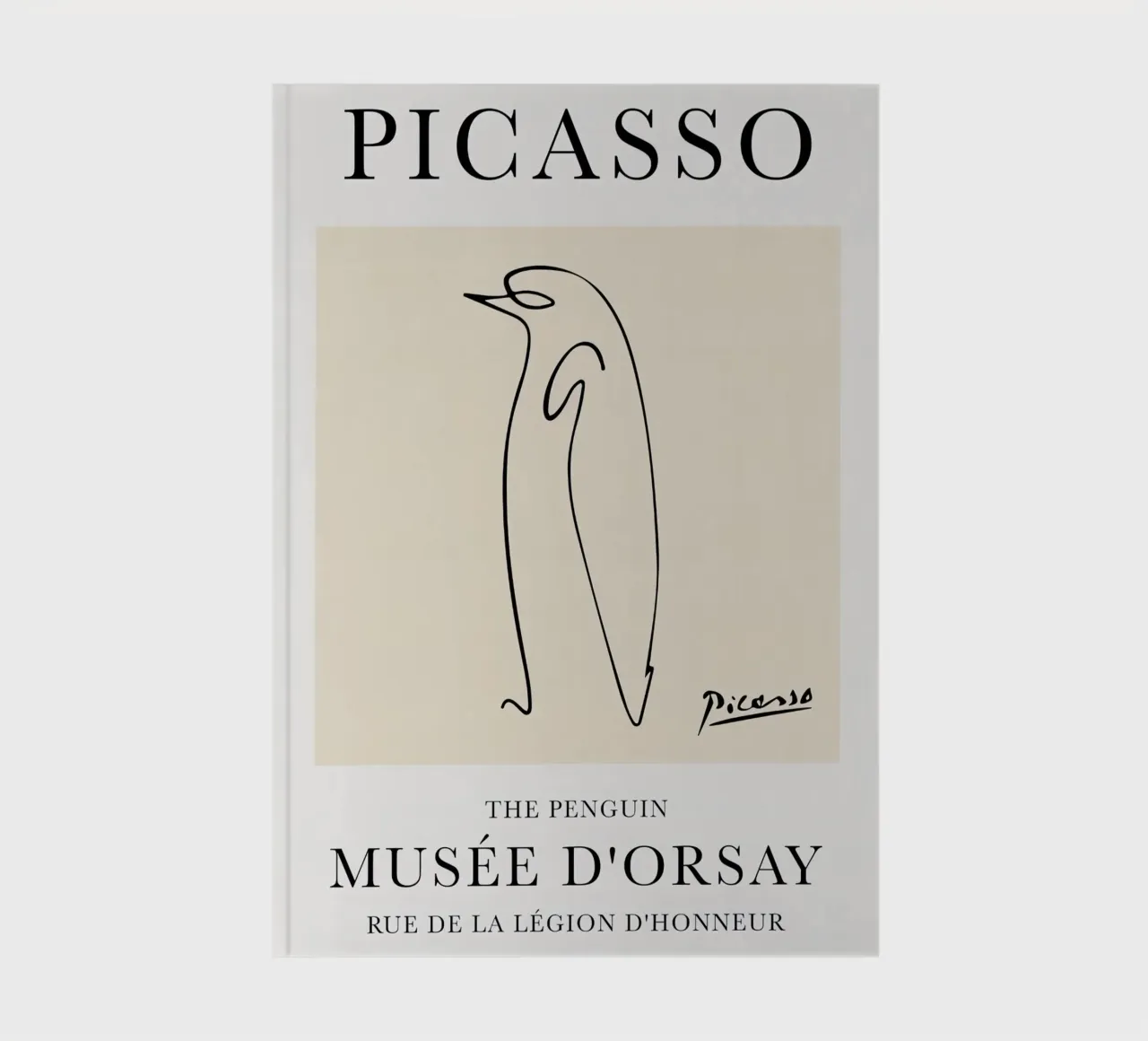 Picasso Penguin Sketch notebook by Jam Poster