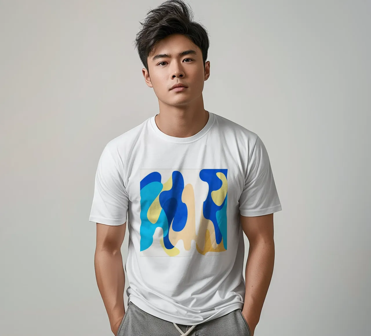 Blaue Wellen II T-Shirt von lovely lines
