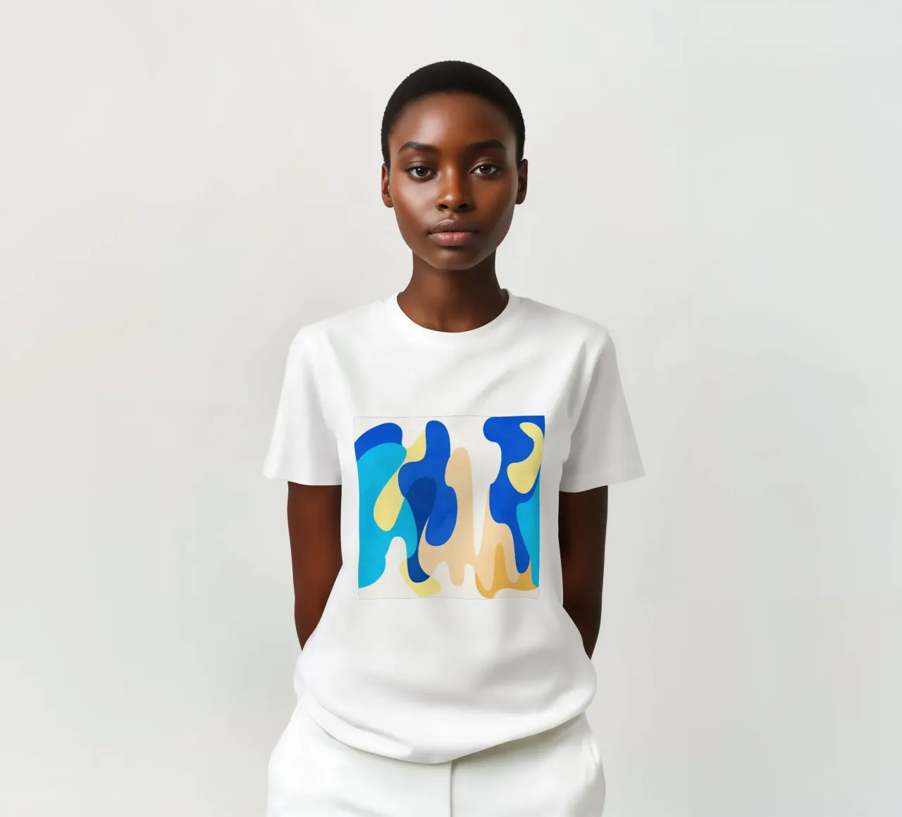 Blaue Wellen II T-Shirt von lovely lines