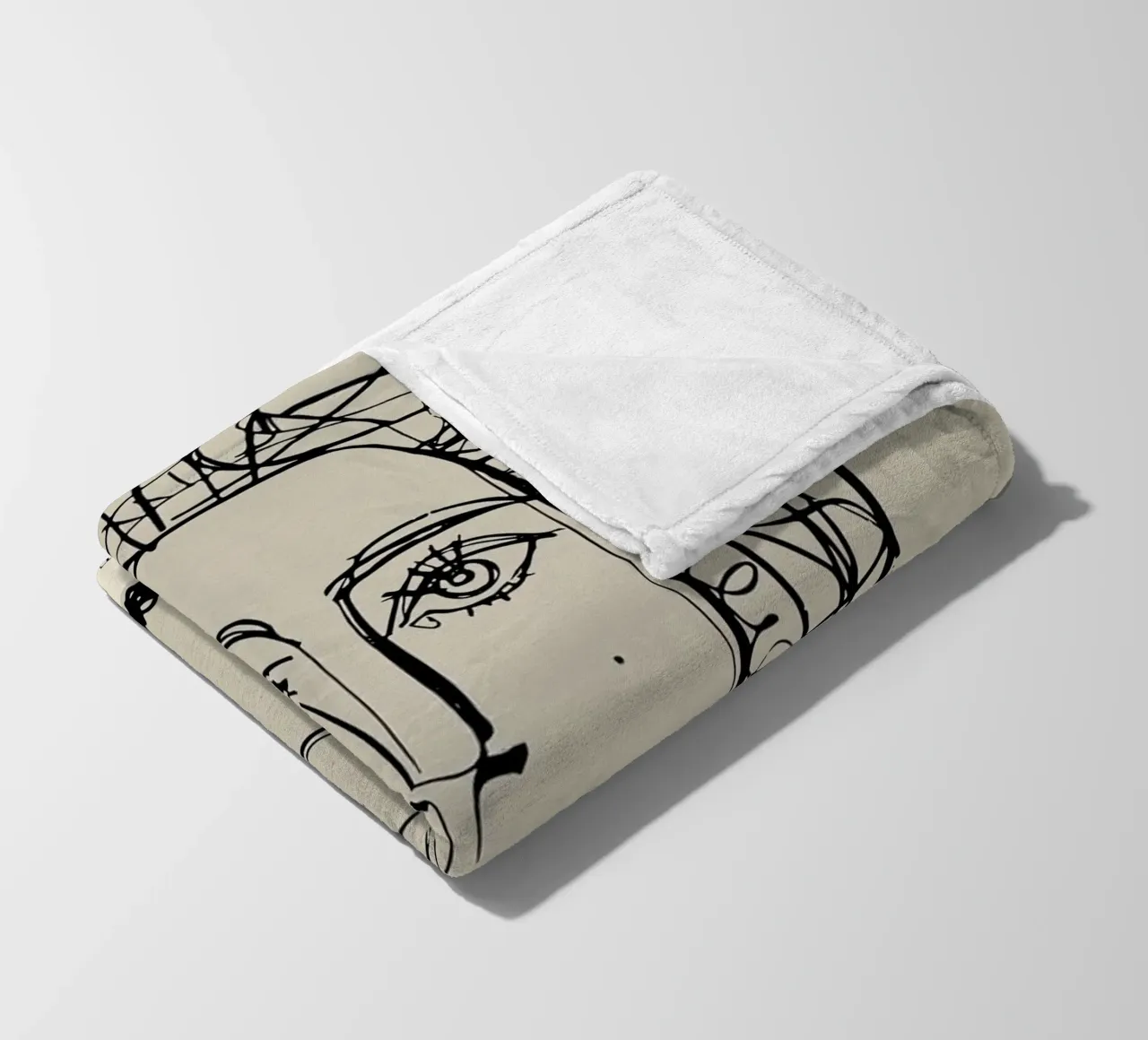 Picasso Ritratto di Francoise Gilot coperta in pile da Jam Poster