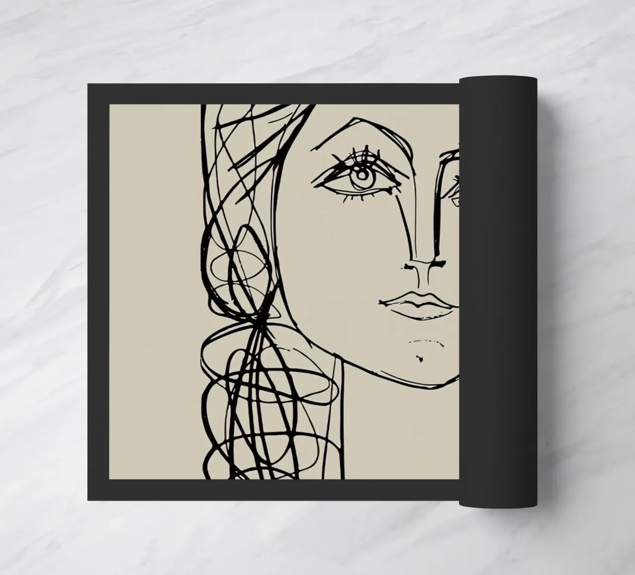 Picasso Ritratto di Francoise Gilot zerbino da Jam Poster