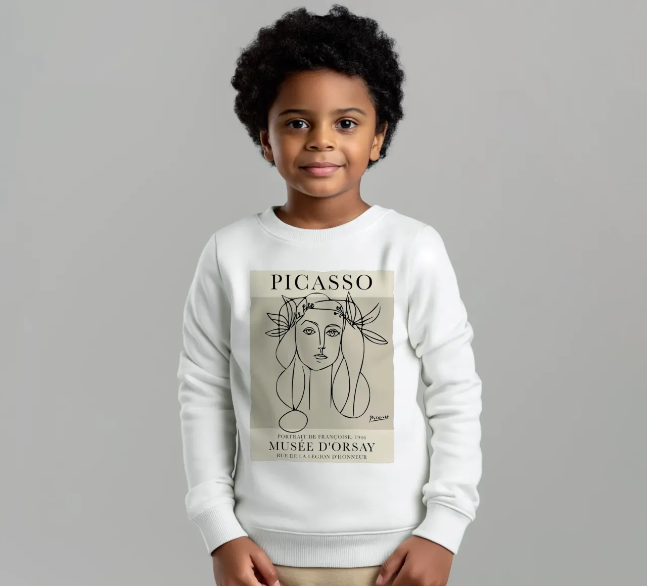 Picasso Ritratto di Francoise felpa bambino da Jam Poster